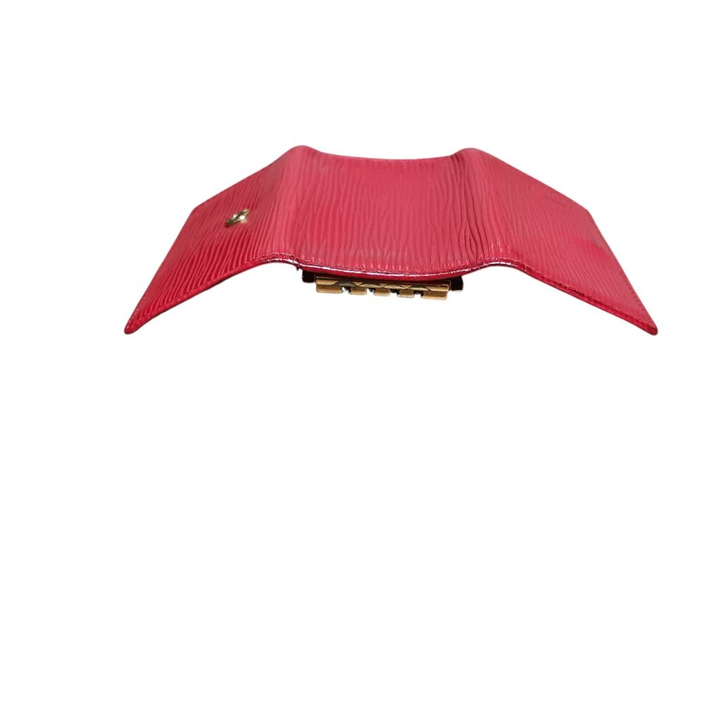 Authentic Louis Vuitton Key Holder Red Epi Leather 4 Hook Case - Picture 13 of 14